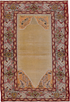 Vintage Oushak Area Rug (4' x 5')